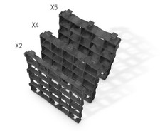 Rasengitter aus recyceltem