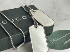 GUCCI Double Dog Tag Anhänger