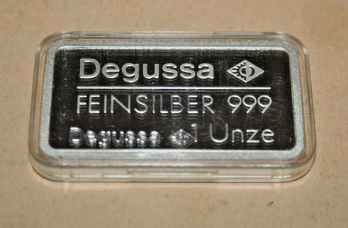 Degussa silberbarren 999 1 - degussa,