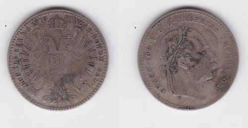 Kreuzer silber münze - 20,