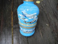 Bierflasche 2 Liter mit Flugzeug Motiv