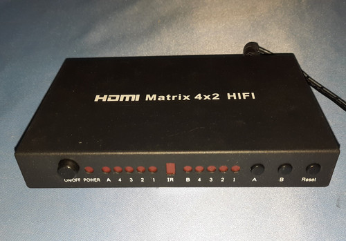 Hdmi matrix 4x2 hifi - hdmi,