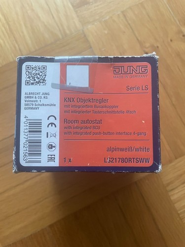 Jung objektregler ls21780rtsww - jung,