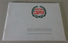Betriebsanleitung / Handbuch Rover Mini Cooper 1275 von 1991 deutsch