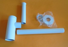 Design-Sifon Tassensifon Waschtisch Edelstahl, matt weiß  # 9315924