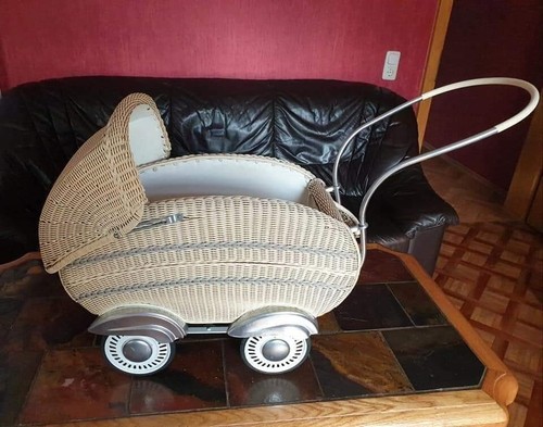 Puppenwagen antik 1956 1960 - puppenwagen,
