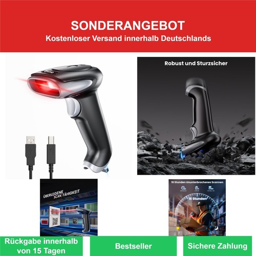 Eyoyo code scanner 2d - qr,