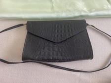 Vera Pelle Tasche, dunkelbraun, Leder, Umhängetasche, Handtasche Vintage