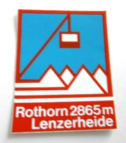 Souvenir aufkleber rothorn - souvenir-aufkleber,
