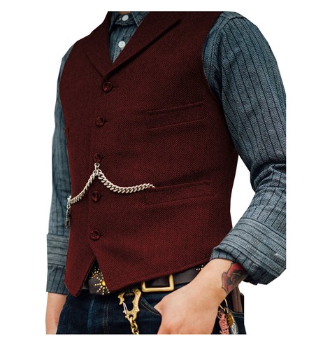 Neu herren weste tweed - herren,