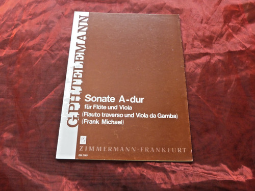 Telemann sonate dur noten - sonate,