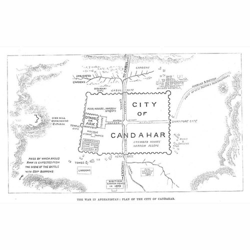 Afghanistan plan der stadt - afghanistan,