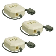 3x TAE-F NFN Telefon Verteiler