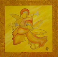 Acrylbild "Engel" Bild