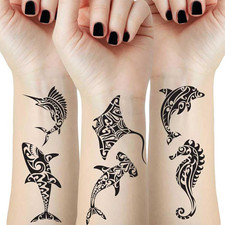 12 Bögen Temporärtattoos