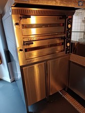 SGS Pizzaofen Gastro Elektro | 2 Decks Steinofen Edelstahl | Profi Pizzeria Ofen