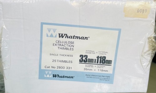 Whatman cellulose soxhlet - whatman™,