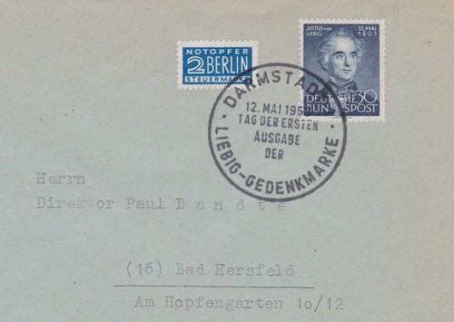 Brd fdc 166 - nr., vom