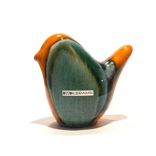 Otto keramik vogel orange - vogel, in