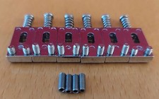 2 Sets je 6 Saitenreiter/Brückchen für Tremolo mit Schrauben und Federn