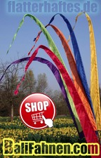 HochzeitsFahne-GartenFahne-die BaliFahne, 5m m. Stange