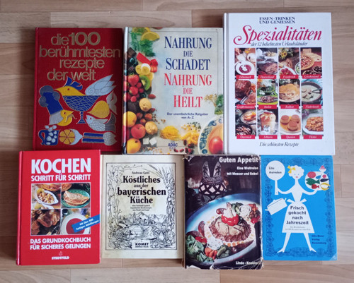 Verschiede kochbücher - 15,