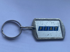 Fiat Schlüsselanhänger " FIAT "  Logo 1980er Jahre - Metall  mit Gebrauchsspuren