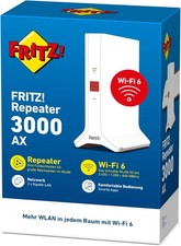 AVM FRITZ! Repeater 3000 AX WLAN Repeater WiFi6 Mesh 4200 Mbit/s Gigabit LAN NEU