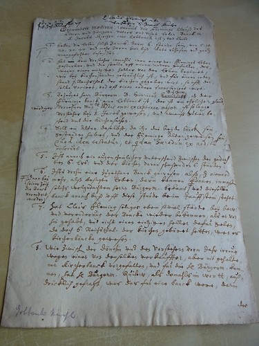 Handschrift stralsund 1627 - handschrift,