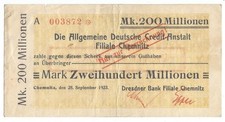 Notgeld, Sachsen, Chemnitz