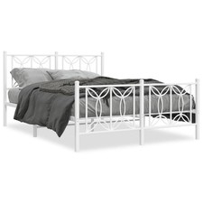 Metallbett 140x200 Weiß