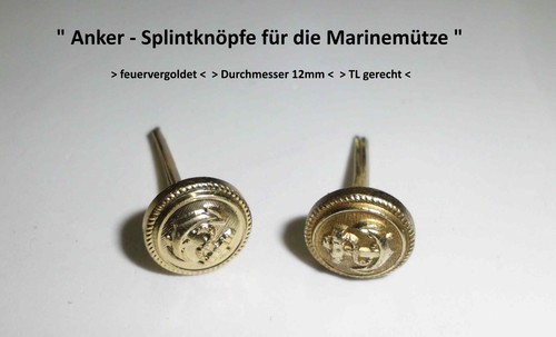 Anker splintknöpfe für - -,
