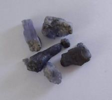 5 Roh Tansanit Steine aus Pakistan Wassersteine zur Schmuckherstellung Nr.2