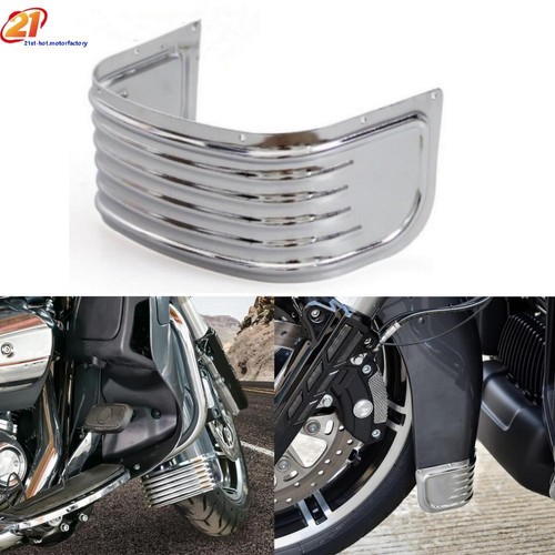 Chrom gerippte front fender - gerippte,