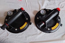 2Stk 8" Koffer Saugheber Glassauger Glasheber Vakuumheber Sauggriff Mit Koffer