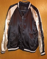 Auflösung Damen Jacke Sommer Dünn Schwarz Gold 40/42