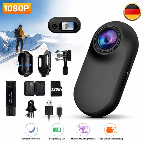 Körperkamera mini 1080p 32gb - körperkamera,