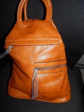 Leder RuckSack 44x30x15 cm*BEUTEL*Tasche*VEGAN*ZusatzTaschen*verschiedene Farben