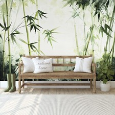 Fototapete Bambus Grün Bäume