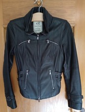 Heinz Bauer Manufakt, Cabrio Lederjacke Damen, Made in Germany, Größe 38/40