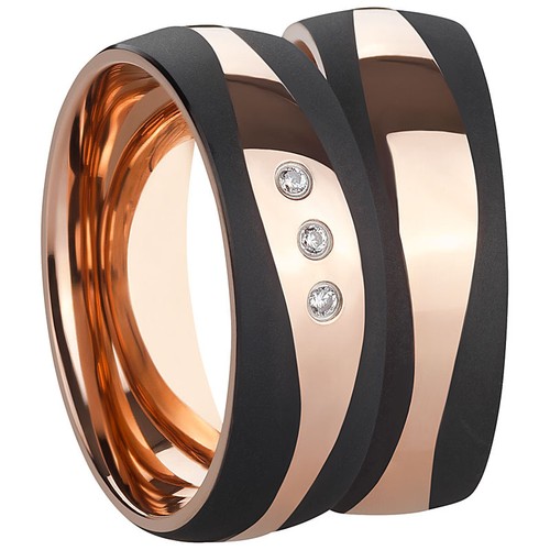 Paar ringe edelstahl - ringe,