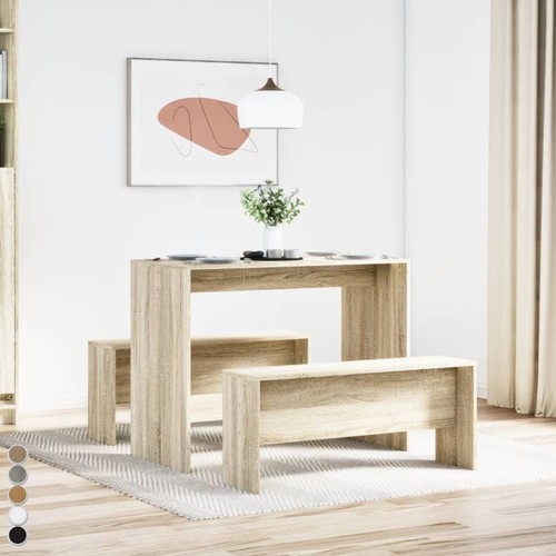 Tlg esstisch und bank set - 3-tlg.,