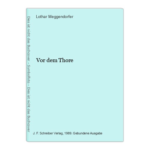 Vor dem thore - thore, meggendorfer