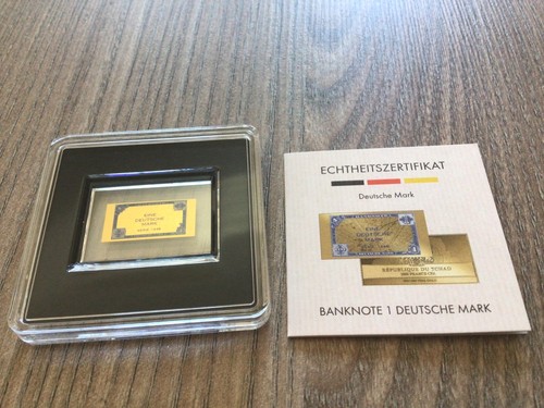 Gold 1000 banknote 1 - 1/1000, „1