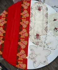 5 Weihnachtstischdeckchen +