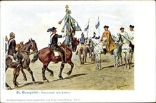 Künstler Litho Braun, L., St