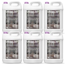 30L Bioethanol LAVENDELDUFT Tischkamin Ethanolkamin Kaminethanol 6 x 5 liter