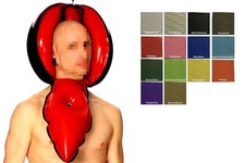 Latex aufblasbare Maske /