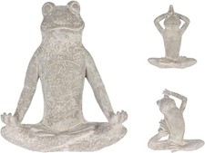 Yoga frosch dekofigur - frosch, höhe