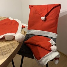 4 stuhlhussen tischdecke weihnachten nikolaus weihnachtstischdecke Weihnachtsdek